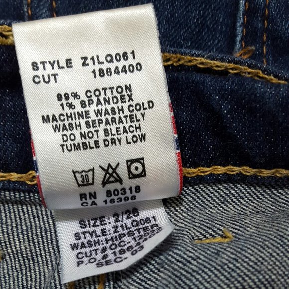 Lucky Brand Women´s Dungarees by Gene Montesano Jeans, Size 2/26 - Picture 6 of 12